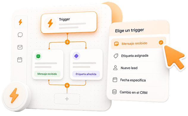 Editor visual de flujos de automatización